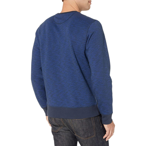 Venta al por mayor OEM personalizado pesado peso pulóver cuello redondo 100% algodón de gran tamaño sudadera básica sudadera - Product Image 3