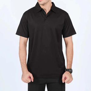 Top Seller Hommes Manches Courtes pour Polo Nouveau Design Fitness et Vêtements Décontractés T-shirt Tricoté Respirant avec Motif Solide - Product Image 1