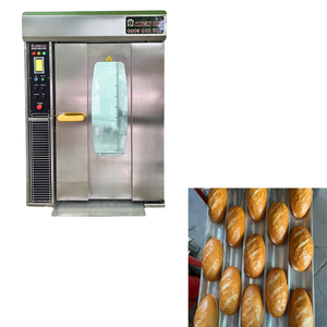 Buen precio 10 bandejas horno de pan panadería 100% nuevo certificado ISO 1200Kg 380V 220V horno rotatorio hecho en Vietnam fabricante - Product Image 1