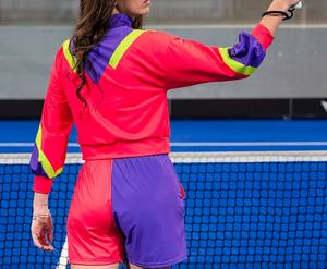 Tennis personnalisé sweat à col roulé pour femmes de haute qualité fabriqué en Italie conception personnalisée votre Logo impression par sublimation polyester rapide - Product Image 4