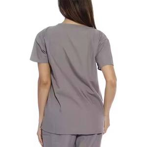 Conjunto de uniformes médicos de enfermería unisex con estampado transpirable tejido elástico para correr uniformes médicos de varios colores para enfermeras - Product Image 4