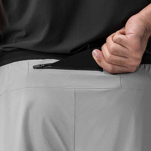 Pantalones cortos informales con cordón para hombre, pretina ajustable para salidas de verano y ropa informal - Product Image 4