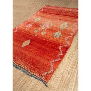 Tapis en laine noués à la main Nuray, motif géométrique rouge et orange, pour salon, couloir, 9x12 rectangulaire, tapis Jaipur US-Pae-4562 - Product Image 2