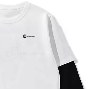 เสื้อเชิ้ตผู้ชายคุณภาพสูง ผ้าฝ้ายใยไผ่ แขนสองชั้น คอวี สไตล์ลำลอง ระบายอากาศได้ดี แห้งเร็ว ผ้าถัก ทรงพอดีตัว ไซส์ใหญ่ ซักแล้ว - Product Image 3