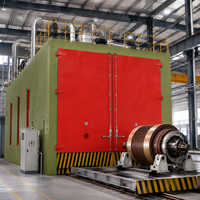 Four de traitement thermique à air chaud LEADWIN grande capacité pour stator de générateur, rail de rotor et chariot, avec chambre de séchage dédiée