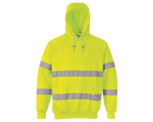 Vêtements de sécurité haute visibilité vêtements de travail sweats à capuche veste haute visibilité mode tissu vêtements de sécurité sweats à capuche d'hiver - Product Image 2