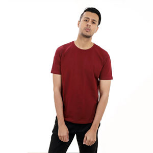เสื้อยืดแฟชั่นสำหรับผู้ชายขายดีเสื้อถักเข้ารูปผ้าฝ้าย100% 220กรัมทำจากปากีสถานออนไลน์ - Product Image 2