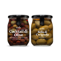 Italiaanse Ursini-Cocktail Van Olijven En Belle Di Cerignola 550G Voor Restaurantcafé-Winkel