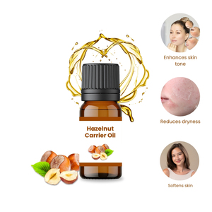 Aceite portador de avellana prensado en frío puro 100% grado cosmético exportador a granel y proveedor OEM - Product Image 3