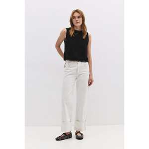 Blusa sin mangas con encaje bordado - Product Image 3