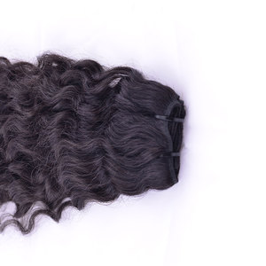 Extensions de cheveux bouclés vierges premium, sélectionnées et raffinées, cheveux indiens Remy, double trame tissée à la machine, boucles permanentes naturelles - Product Image 5