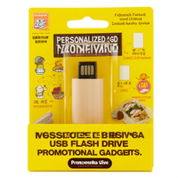 Clé USB en bois personnalisée de 4 Go pour gadgets promotionnels