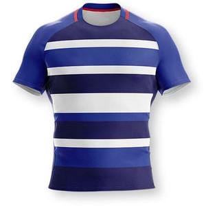 Wholesale Rugby Uniform Supplier Premium <b>Athletic</b> Jersey Shorts Set Printed Breathable 100% Polyester Eco-Friendly Custom - Product Image 1