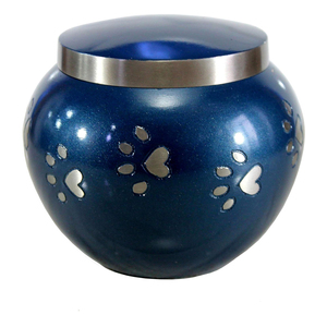 Urnas de metal vintage recién llegadas, urnas funerarias de cremación para gatos y perros con acabado dorado, diseño único, los mejores precios al por mayor, urnas de metal - Product Image 6