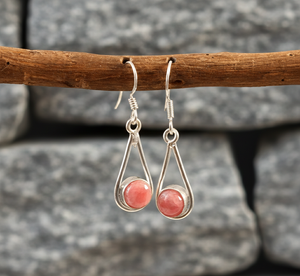 Pendientes Largos de Plata de Ley 925 Chapados en Oro con Piedras Preciosas de Rodocrosita para Mujer, Ideales para Bodas, Fiestas y Regalos - Product Image 6