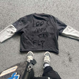 Camiseta Formal Personalizada para Hombre, Corte Holgado, Doble Capa, Mangas Térmicas Largas con Diseño de Waffle, Impresión Láser, 100% Algodón, 300 Gramos - Product Image 2