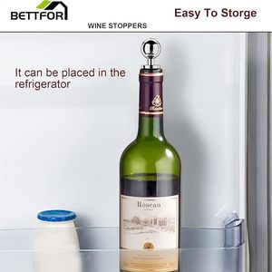 Reusable Silicone <b>Wine</b> Stopper Vacuum <b>Wine</b> Bottle Leak-Proof Corks Standard for Fresh-Keeper <b>Wine</b> - Product Image 6