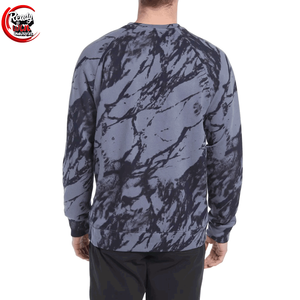 Sweat à capuche à col rond vintage surdimensionné pour hommes avec logo imprimé personnalisé qualité 100% coton point de bande latérale hiver OEM vierge personnalisable - Product Image 2