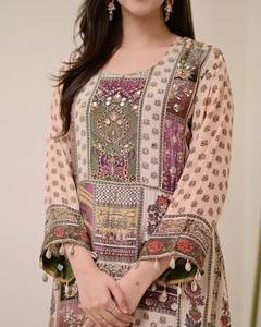 NUEVAS LLEGADAS JASOOD FULL ANARKALI KODI ROUND SET Ideal para ocasiones festivas reuniones familiares o eventos diurnos - Product Image 5