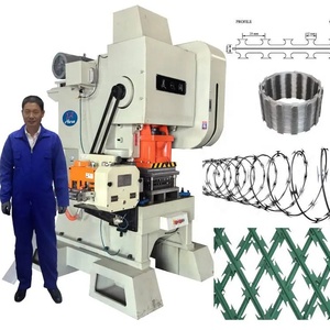 Concertina Iron Razor Barbed Wire Making Machine Core Components Include Pump PLC Gear Razor Blade Manufacturing <strong>Equipment</strong> <strong>Sale</strong> - Product Image 3