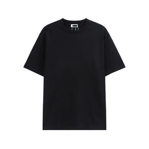 Nouveau gros lourd 100% coton T-Shirt pour hommes surdimensionné Hip Hop Streetwear avec impression goutte épaule DTG Design - Product Image 6