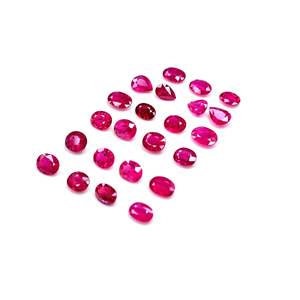 Pierre précieuse naturelle de qualité AAA, rubis du Mozambique de 19,06 carats, non traité et calibré, forme poire, grenat rouge, hauteur 8 mm - Product Image 4