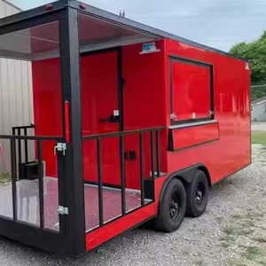 Remolque de Bar Móvil de 3 Ruedas de Acero Inoxidable Totalmente Equipado, Camión de Comida Ambulante, Carrito de Helados, Rastreo GPS, Resistente a la Oxidación - Product Image 1