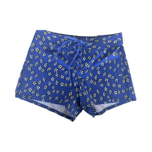 Shorts de Baño para Mujer con Estampado Floral Azul, Cintura con Cordón Ajustable, Ropa de Playa Elástica, Cómodos para Nadar y Vacaciones de Verano - Product Image 2