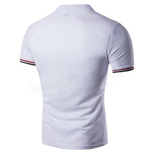 เสื้อเชิ้ตผู้ชายแบบสั่งทำพิเศษ ดีไซน์เรียบง่าย สีพื้น ผ้าฝ้ายผสมโพลีเอสเตอร์ ระบายอากาศได้ดี แห้งเร็ว แขนสั้น ทรงปกติ - Product Image 2
