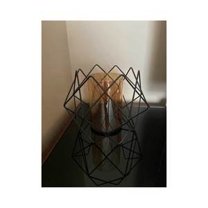 Nuevo aspecto con precio razonable Artesanías Candelabros de metal Linternas Tarros de velas Decoración de Navidad Votiva con calidad superior - Product Image 5