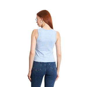 Camiseta sin Mangas de Algodón Personalizada para Mujer, Camiseta sin Mangas de Tela Suave y Transpirable para Mujer, Camiseta sin Mangas Informal de la Mejor Calidad para Imprimir - Product Image 2