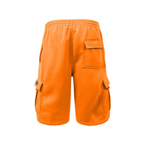 Pantalones cortos de felpa francesa para hombre, informales, con cintura elástica y cordón ajustable, servicio OEM, ropa de calle, pantalones cortos de gimnasio - Product Image 3