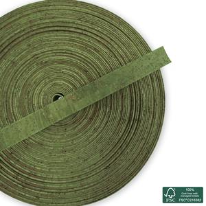 Cordón de corcho plano verde real superior - Product Image 4
