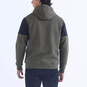 เสื้อฮู้ดแขนยาวผู้ชายสำหรับฤดูหนาว ผ้าผสมคอตตอน ย้อมสีพื้น เทคนิคการย้อมแบบธรรมดา สวมใส่สบาย รับสกรีนโลโก้  ชุดฤดูหนาวระดับมืออาชีพ - Product Image 2