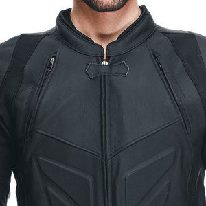 Combinaison de moto en cuir pour homme avec système de ventilation et protection CE - Product Image 4