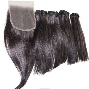 Extensiones de cabello rizado birmano premium con cierre, rizos suaves, densidad completa, brillo natural, minimas caídas de cabello, textura duradera - Product Image 5