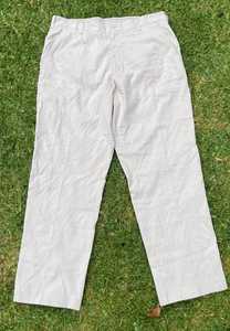 Jeans droits décontractés personnalisables 100% coton foncé délavé respirant imperméable avec patchs de taille personnalisés disponibles en grandes tailles - Product Image 2