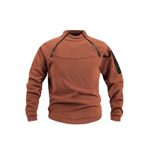 Sweat-shirt respirant de qualité supérieure pour hommes Conception personnalisée Chemises décontractées pour hommes 100% coton Sweats à fermeture éclair élégants - Product Image 1
