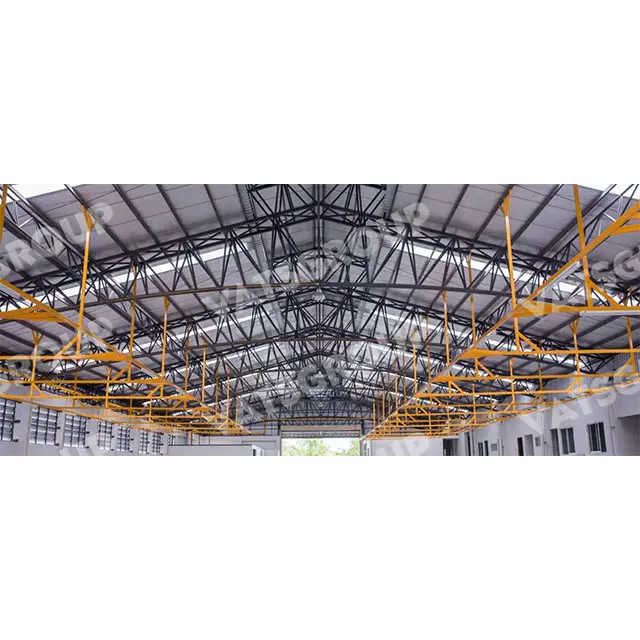 Prefab aço estrutura hangar barato metal galpão aço edifício armazém pré-fabricados aço estrutura armazém