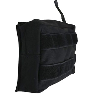 Petite pochette utilitaire MOLLE - Compartiment de rangement principal noir, languettes MOLLE, fixations MOLLE, pochette MOLLE camouflage personnalisée - Product Image 2