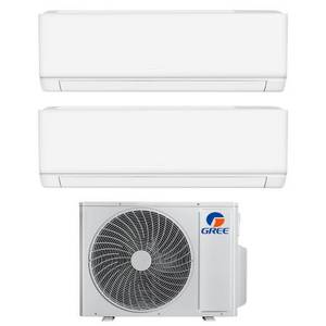 Climatiseur double split Gree Cosmo Wifi 9000+12000 Watt A++ Inverter R32 Économie d'énergie électrique Haute efficacité - Product Image 1