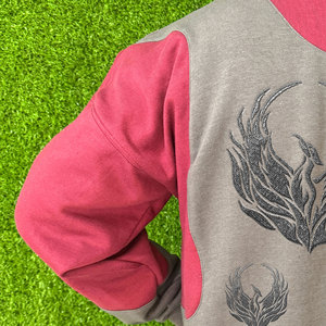 Sweat à capuche zippé en molleton 100 % coton personnalisé, coupe régulière, imprimé 3D en relief, surdimensionné, pour homme, avec poche unie, service OEM - Product Image 5