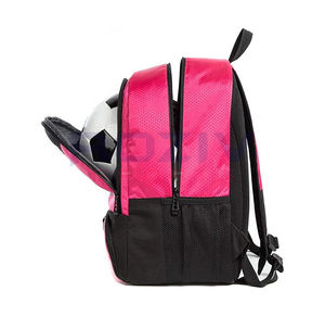 Sac à dos de sport unisexe en polyester léger de haute qualité avec logo personnalisé, sangle d'épaule arquée, fermeture éclair à loquet - Product Image 3