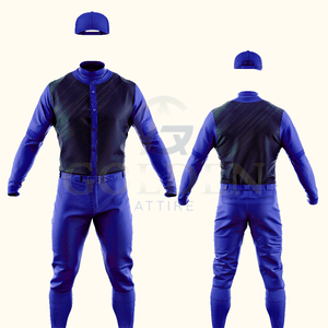 Vente en gros de maillots de baseball personnalisés de haute qualité pour hommes, uniformes de sport, maillots de baseball brodés - Product Image 2