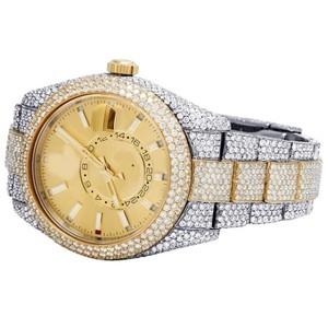 Relojes mecánicos personalizados totalmente Iced Out Diamond Watch IGI certificado chapado en oro VVS Moissanite reloj de diamantes para hombres y mujeres - Product Image 2