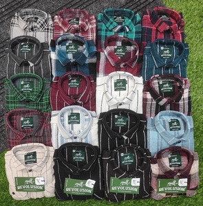 Camisa de hombre de algodón de manga larga de alta calidad con ajuste moderno y textura suave diseñada para la comodidad y el estilo en cada temporada - Product Image 1