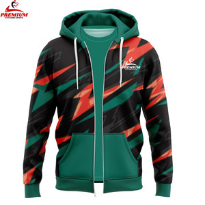 Custom Sweat Suits With Logo Sports Men Sublimation Tracksuit for Sports Zipper Hoodies and Sweat Pants Set - Product Image 1