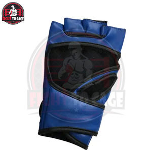 Guantes de MMA de Cuero y Microfibra con Cierre de Velcro, Soporte para Muñeca, para Boxeo, Grappling, Artes Marciales, Entrenamiento, Puñetazos, Muay Thai, Combate - Product Image 5