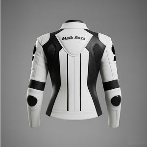 Top tendance Design Vêtements pour femmes Vestes en cuir de moto Fermeture à glissière Vestes en cuir de moto - Product Image 2