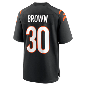 2025 Top Verkoop Cincinnati Gestikte American Football Jersey 30 Bruin 71 Mims 91 Hendrickson Heren Zwart Team Uniform Bengals - Product Image 3